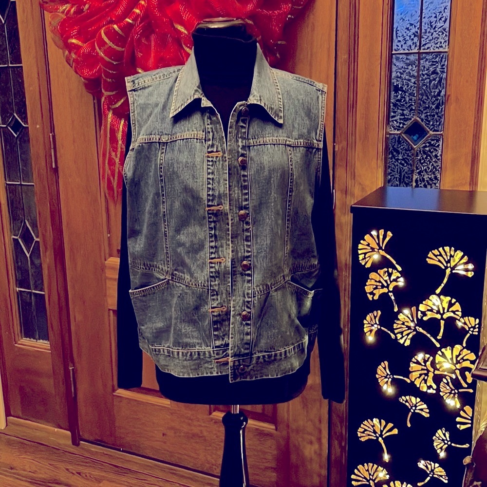 Blue Jean Vest Stjohn’s Bay Vintage Indigo X-Large